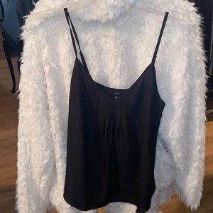 Never worn black silk tank